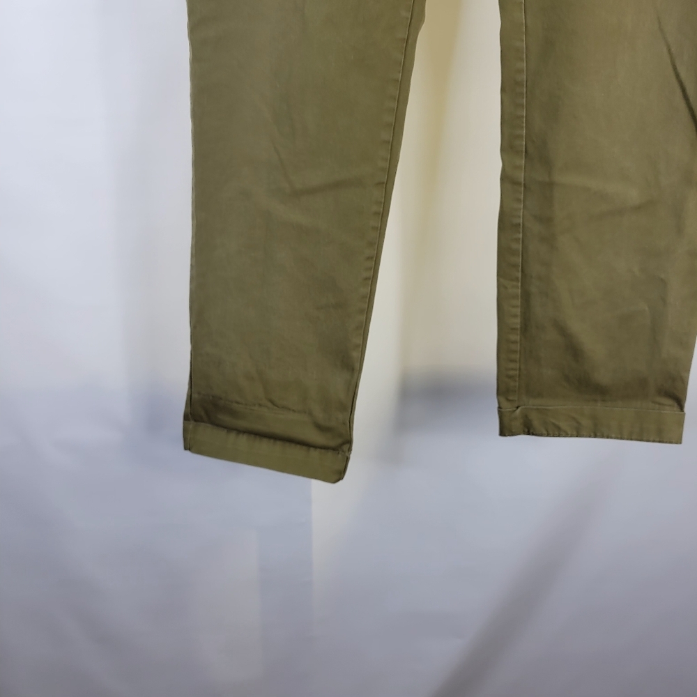 Banana Republic Factory Olive Green Girlfriend Fit Pants Cotton Size 8 - Picture 3 of 9